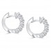 1.40 ct Ladies Round Cut Diamond Huggie Earrings In 14 Kt White Gold 1.40 ct Ladies Round Cut Diamond Huggie Earrings In 14 Kt White Gold